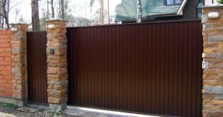 Купить откатные ворота консольные Дзержинский, цена от 2787 руб.
